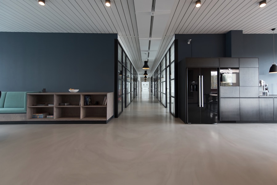 Ofis dekorasyonu modern çalışma alanı tasarımı